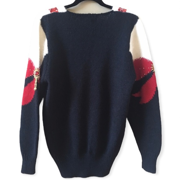 Vintage Larisa Angora Rabbit & Wool Blend Sweater - Picture 2 of 3